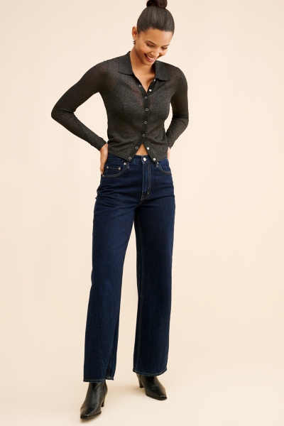 Caroline Lurex Knit Sweater | Nuuly