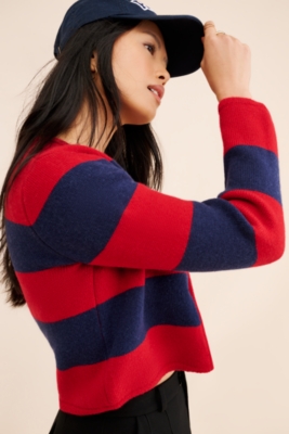 Striped Wool Blend Lady Cardigan | Nuuly