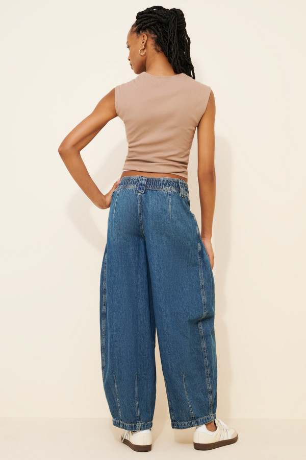 Margo Barrel Pull-On Jeans | Bergamot Margo Barrel Pull-On Jeans | Bergamot