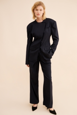 パンツ Polyester Twill Pin Tuck Trousers COOTIE / Polyester Twill Pin Tuck Trousers -Black-