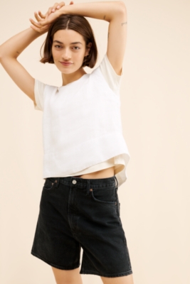 Drawstring Cropped Hoodie