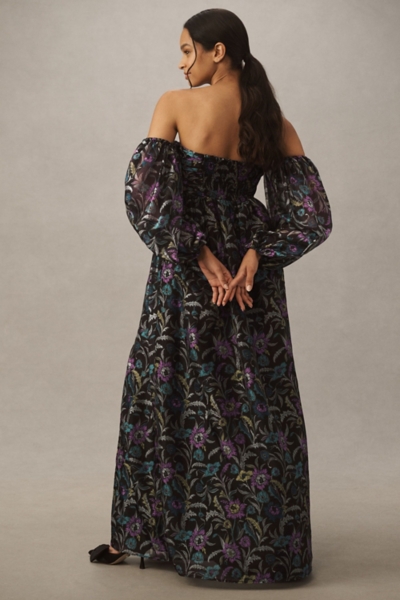 Alissa Off-The-Shoulder Organza Maxi Dress | Nuuly