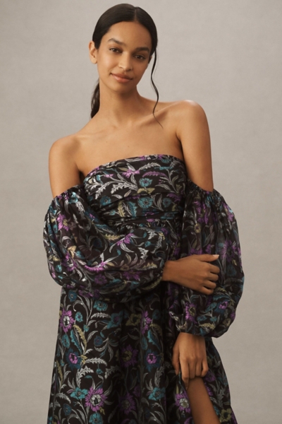 Alissa Off-The-Shoulder Organza Maxi Dress | Nuuly