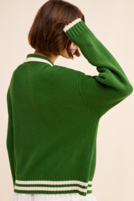 Knitted Sport Zip Up Sweater | Nuuly