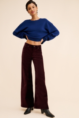 Loli Mid-Rise Baggy Velvet Jeans | Nuuly