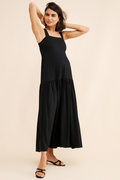 drop waist dress maternity Maternity Drop-Waist Fit & Flare Dress