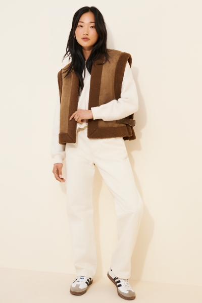 Marianna Vegan Suede Vest | Nuuly
