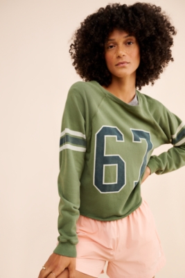 ★ Jeans★RELAX VINTAGE VARSITY CREWNECK SWEATSHIRTS W563 Varsity Crewneck