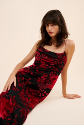 Burnout Velvet Bouquet Floral Maxi Dress Nuuly