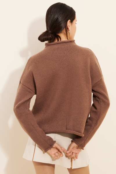 Swan Instarsia Roll Neck Sweater | Nuuly