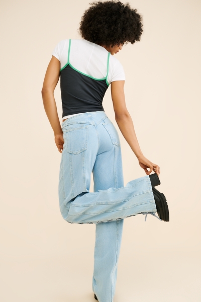 Daydream Tie Up Jeans | Nuuly