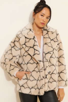Rita Hearts Coat | Nuuly