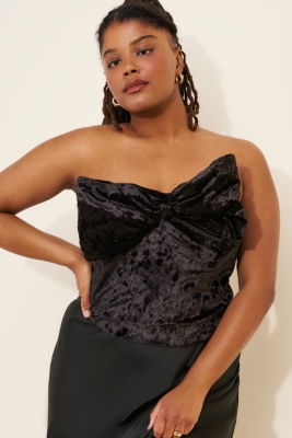 Velvet Bow Top | Nuuly