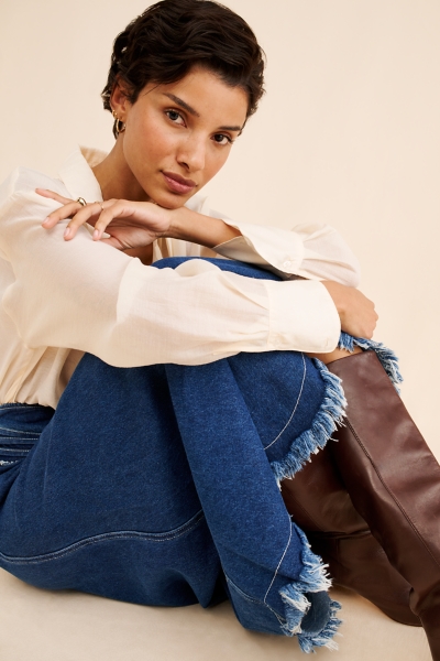 Madame Denim Skirt | Nuuly