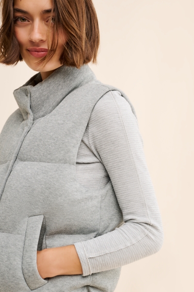 Knit Puffer Vest | Nuuly