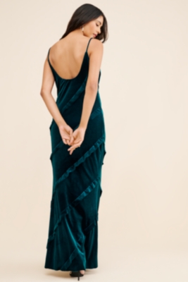 Field Of Dreams Velvet Maxi Dress