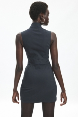 Dylan Zip-Up Twill Mini Dress | Nuuly