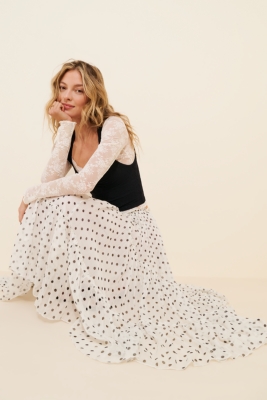 Ember Printed Midi Skirt