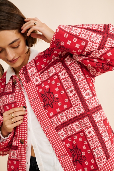 Macy Bandana Jacket | Nuuly