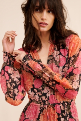 Yvaine Long Sleeve Midi Dress