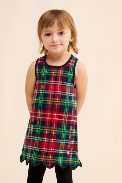 Kids A-Line Plaid Dress | Nuuly