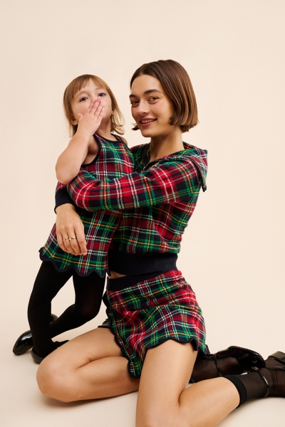 wedding dresses a line style XS 90s Tommy Hilfiger Red Plaid A Line Dress – Flying Apple Vintage