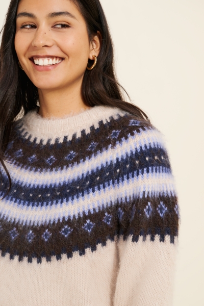 Gale Wool Blend Fair Isle Pullover Sweater | Nuuly