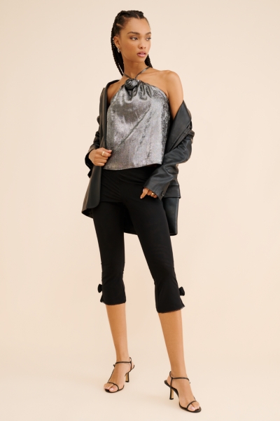 Metallic Rosette Tank | Nuuly