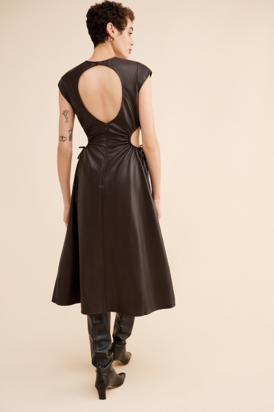 strapless open back dress SPINE OPEN BACK (MAXI DRESS) main image 1