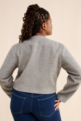 Mable Wool Blend Cropped Jacket | Nuuly