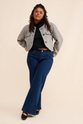 Mable Wool Blend Cropped Jacket | Nuuly