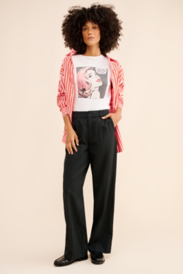 Margot Slouchy Straight Trousers | Nuuly