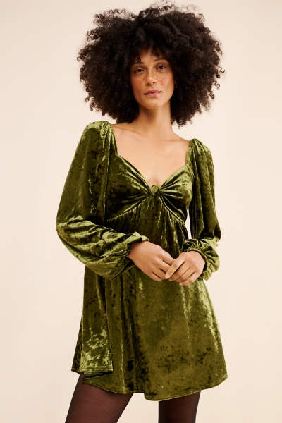 collins mini dress Curvy Manzanilla Floral Collins Godet Mini Dress