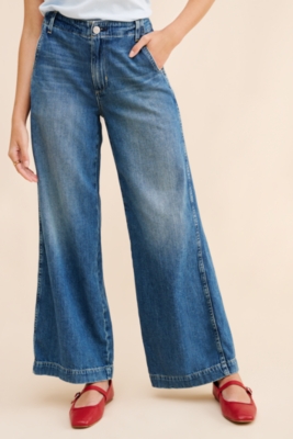 Edith Wide Leg Trouser Jeans | Nuuly