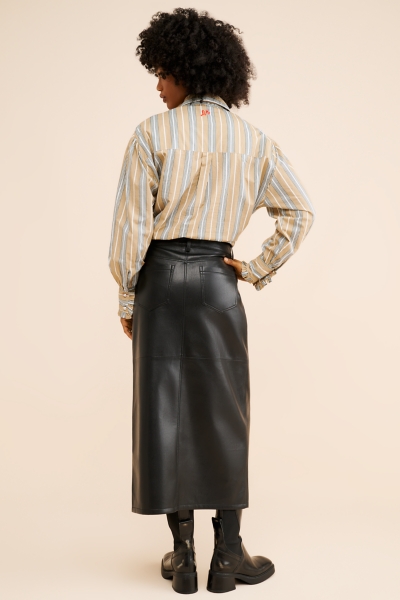 Done Deal Vegan Leather Skirt | Nuuly