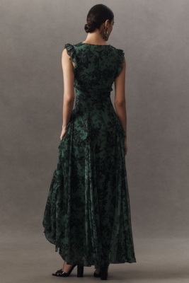 【BAU by Bride And You】☆SAYLOR Chiffon tulip long dres.s Designer fashion, Seoul-fully created | W Concept