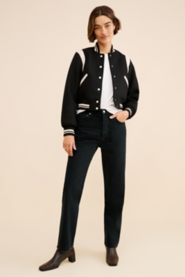 90's Pinch Waist High-Rise Straight Jeans