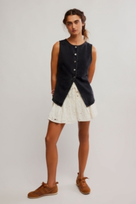 Aimee Denim Vest | Nuuly