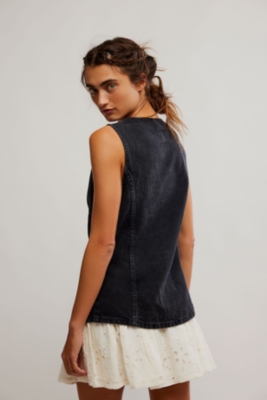 AMOMENTO/アモーメント DENIM VEST ベスト AM24SSW01VT（ベスト
