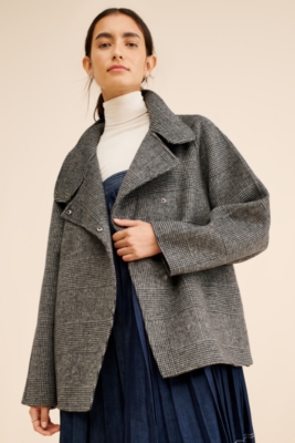 Asymmetrical coat online