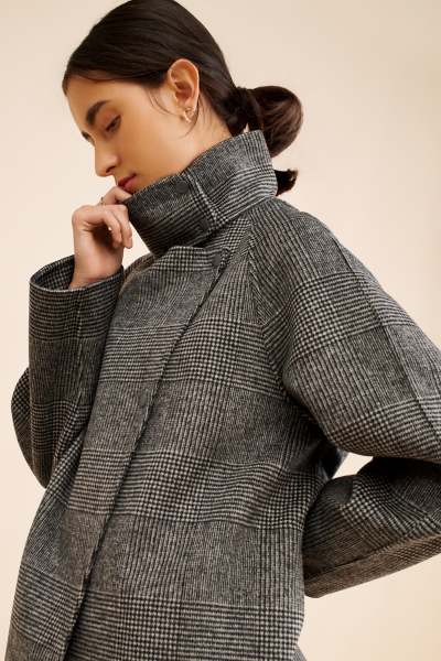 Wool Blend Asymmetrical Coat | Nuuly
