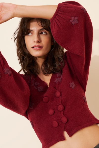 Adalyn Crop Cardigan Sweater | Nuuly