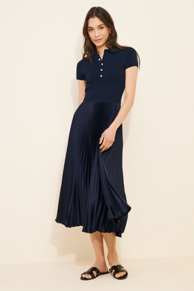 Mix Media Polo Maxi Dress | Nuuly