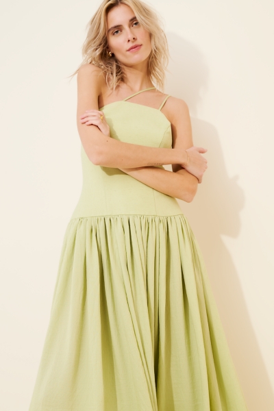 Lexy Linen Blend Maxi Dress | Nuuly