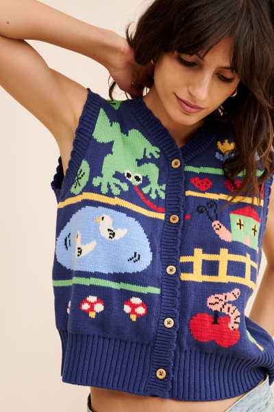 The Critters Sweater Vest | Nuuly