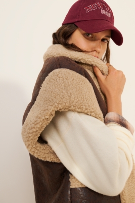 Ace Faux Shearling Vest | Nuuly