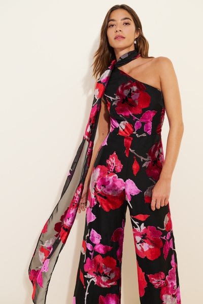 Velvet Scarf Jumpsuit | Nuuly