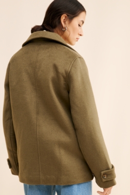 Safalla Wool Blend Double Breasted Jacket
