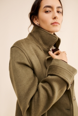 Safalla Wool Blend Double Breasted Jacket