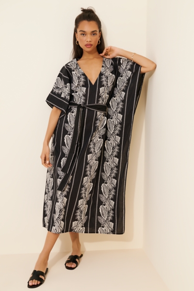 chinese dress ladies Dreams Green Àdìrẹ Kaftan Dress – Hand Dyed African Maxi Dress Small/Medium